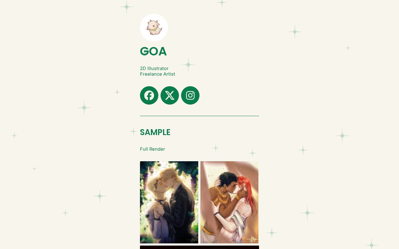 Carrd profile picture for @goa